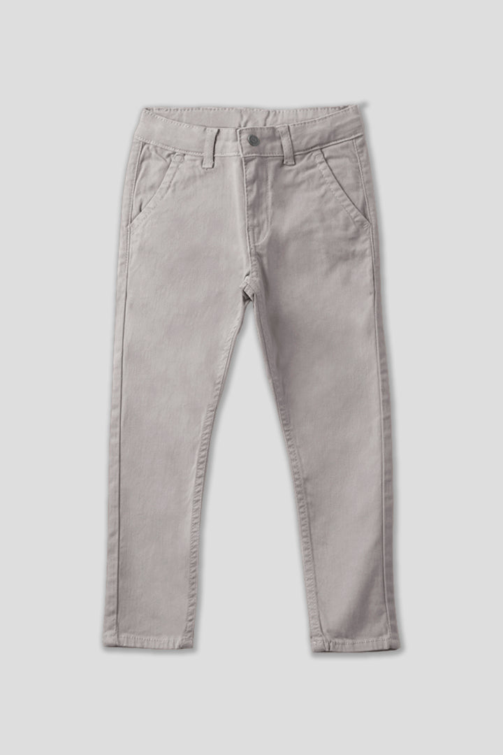 PANTALON CHINO LARGO 95006B GRIS CLARO