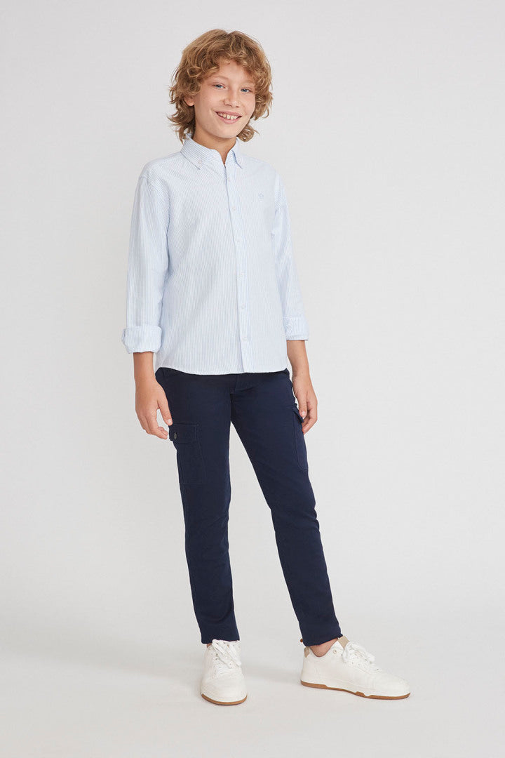 PANTALON VAQUERO LARGO 95061B MARINO