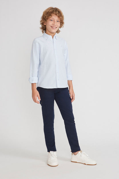 PANTALON VAQUERO LARGO 95061B MARINO