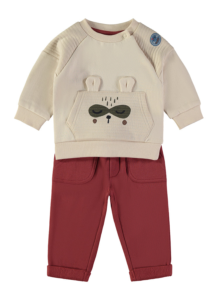 SUDADERA Y PANTALON ''MAPACHE'' 262012