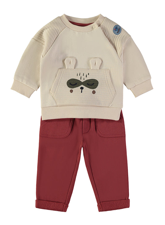SUDADERA Y PANTALON ''MAPACHE'' 262012