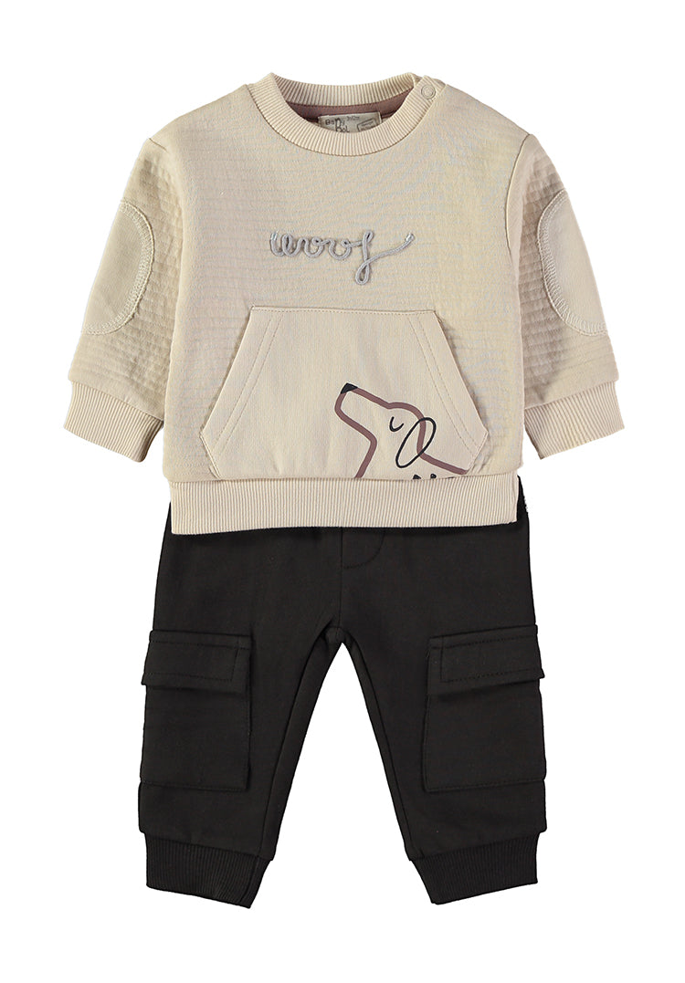 SUDADERA Y PANTALON ''WOOF'' 262018