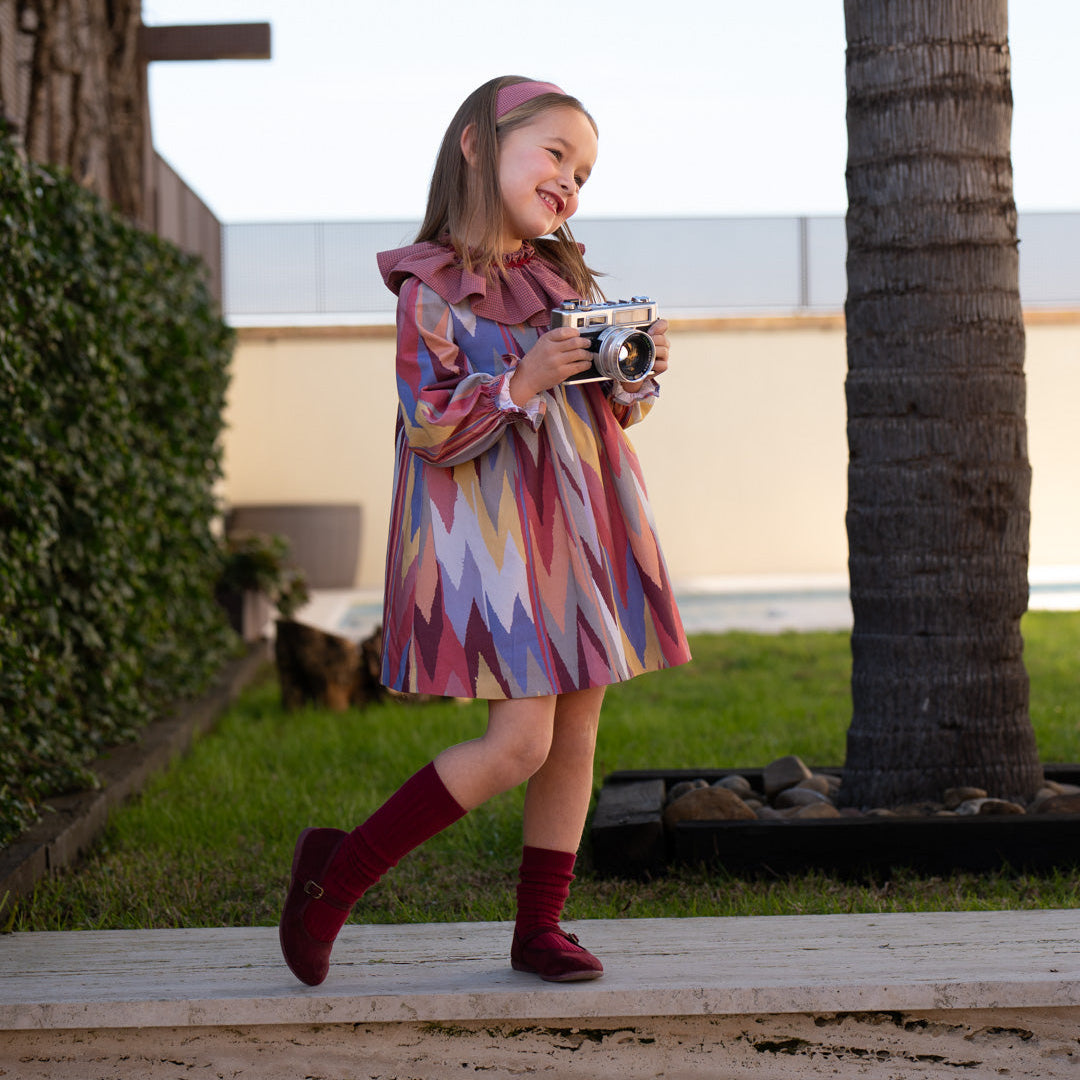 VESTIDO INFANTIL ''IKAT'' COCOTE