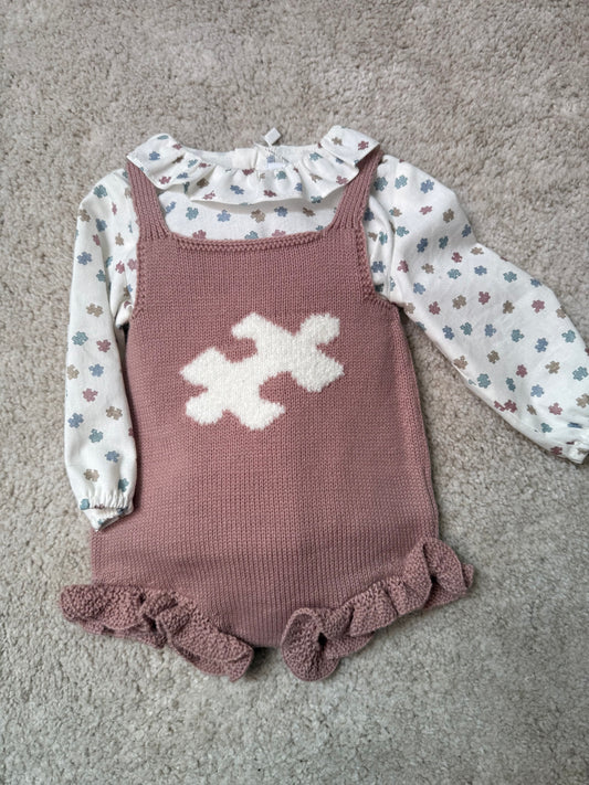 Peto y camisa “puzzle”