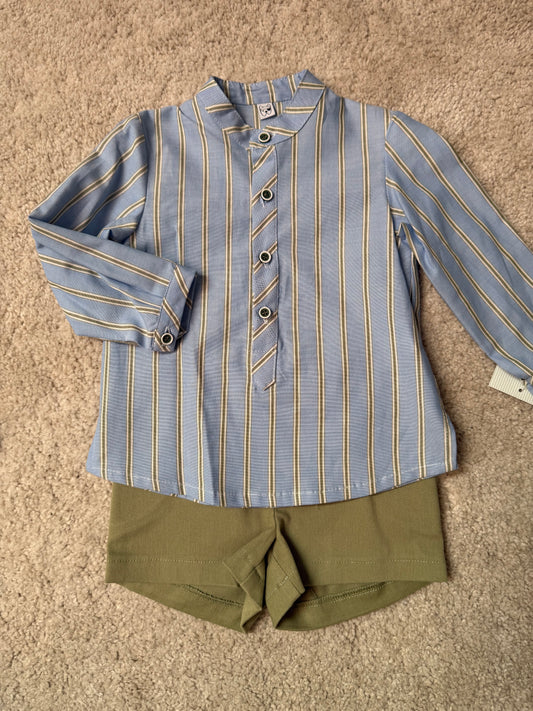 Camisa y pantalon verde “Lauren” 1852L