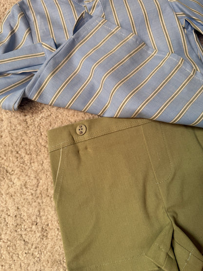Camisa y pantalon verde “Lauren” 1852L