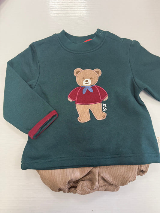 SUDADERA Y SHORT “OSO” CC34-126