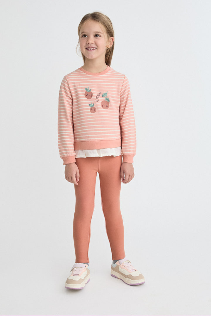SUDADERA Y LEGGING ''MANDARINA''