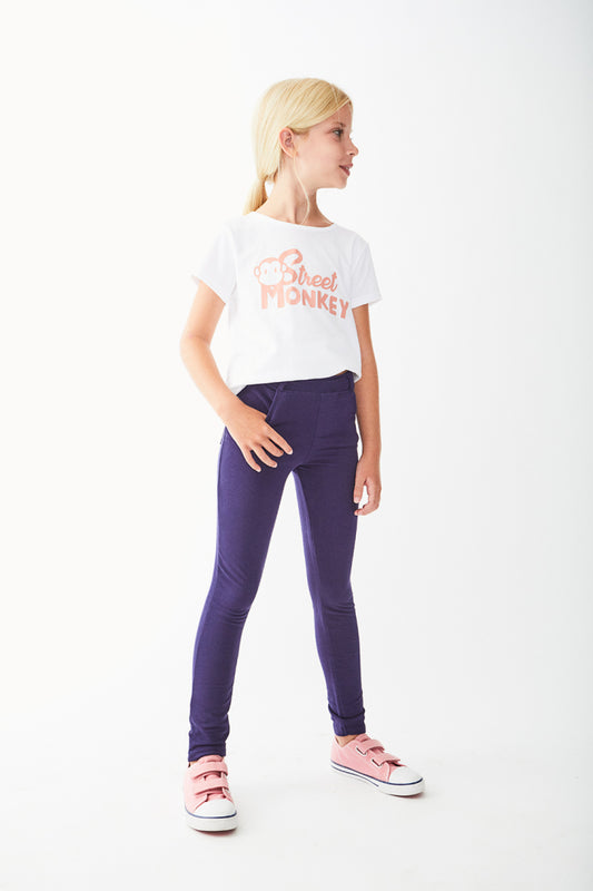LEGGING SIN PELO 96012B MARINO