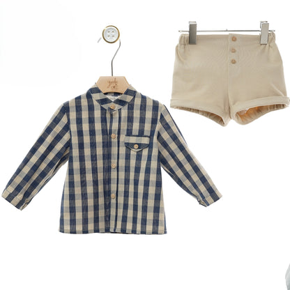 CONJUNTO CAMISA Y SHORT ''CAMELIA'' 1851C