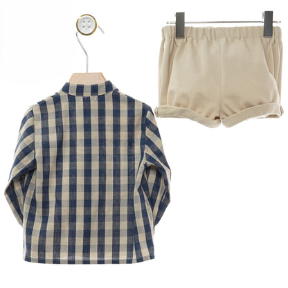CONJUNTO CAMISA Y SHORT ''CAMELIA'' 1851C