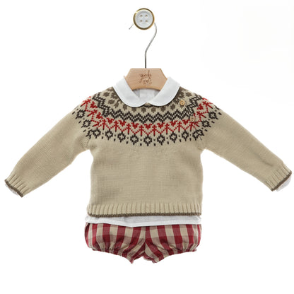 CONJUNTO BEBE 3 PIEZAS ''GRECA'' 0202