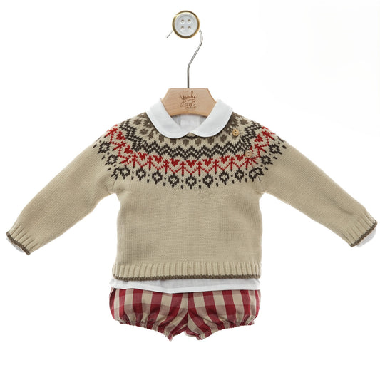 CONJUNTO BEBE 3 PIEZAS ''GRECA'' 0202