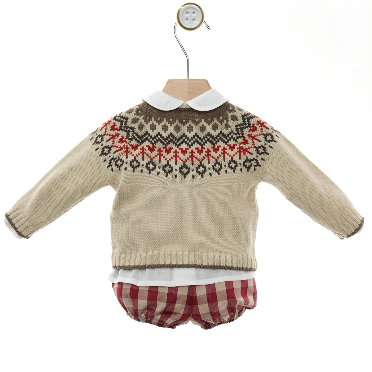 CONJUNTO BEBE 3 PIEZAS ''GRECA'' 0202
