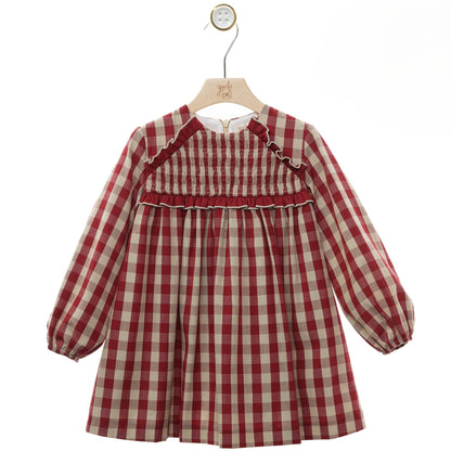 VESTIDO INFANTIL ''GUINDA'' 5154G
